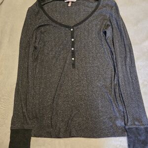 Victoria's Secret Shimmering Black Top